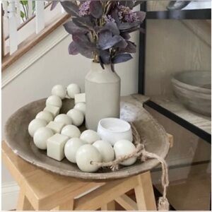 Decor Studio McGee 5.08 ft long Garland Ceramic Beads NWOT